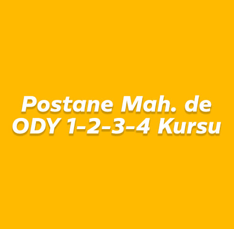 Postane Mahallesi ODY Belgesi